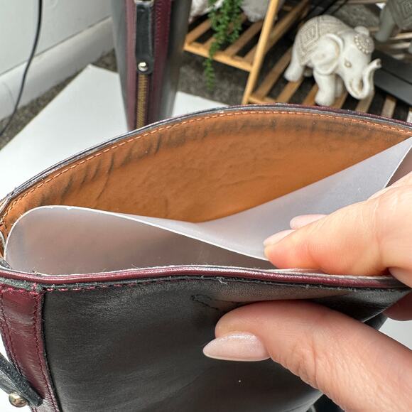 Zara Black Leather Knee High Riding Boots - Picture 6 of 6